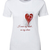 I wear my heart on my sleeve